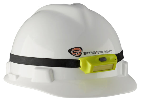 Bandit Pro - Includes elastic headstrap, rubber hard hat strap, 3M® Dual Lock® and USB cord - Yellow - Box