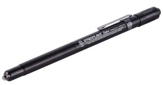 Stylus - UL Listed - Clam - Black White LED