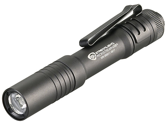 MicroStream USB - Includes Micro-USB cord and lanyard - Clam - Black