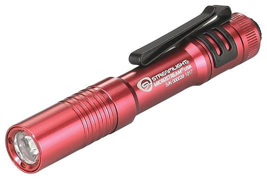 MicroStream USB - Includes Micro-USB cord and lanyard - Clam - Red