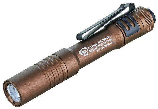 MicroStream USB - Includes Micro-USB cord and lanyard - Clam - Coyote