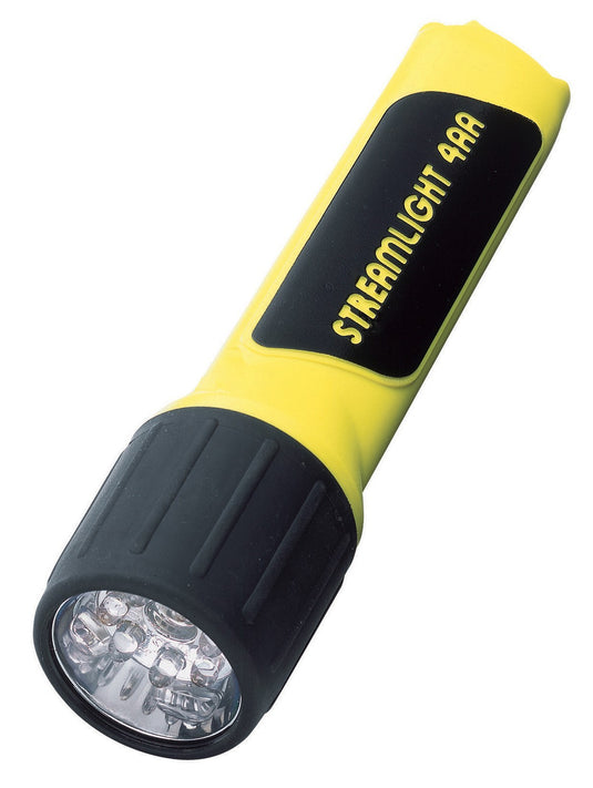 4AA LED - Alkaline batteries - Clam - Yellow