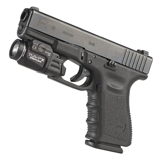 TLR-7A Flex - Includes high switch, low switch, CR123A lithium battery, and key kit - Box