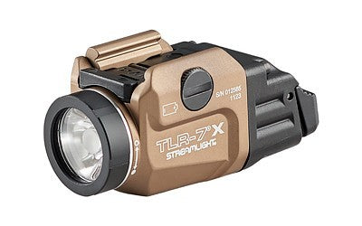 TLR-7 X USB - Includes key kit, high/low paddle switches, SL-B9 rechargeable battery pack, and USB-C cord - FDE