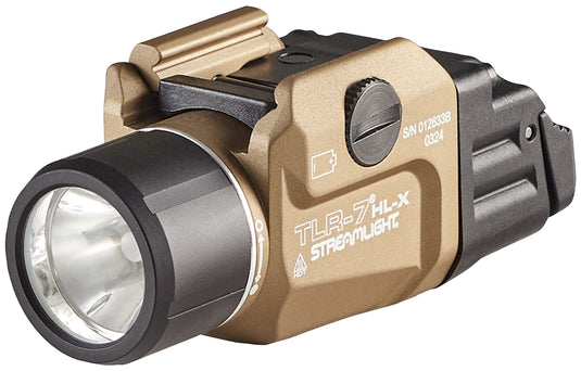 TLR-7 HL-X USB – Includes high and low paddle switches, rail locating keys, and (1) SL-B9 lithium battery pack – FDE 69459