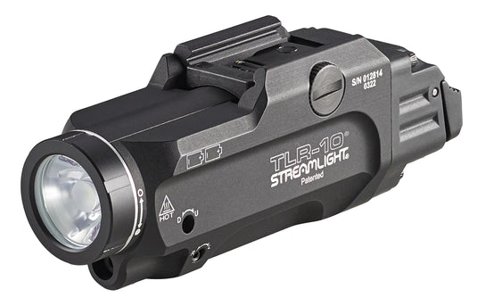 TLR 10 Flex - Includes high switch (mounted), low switch, two CR123A lithium batteries and key kit - Black
