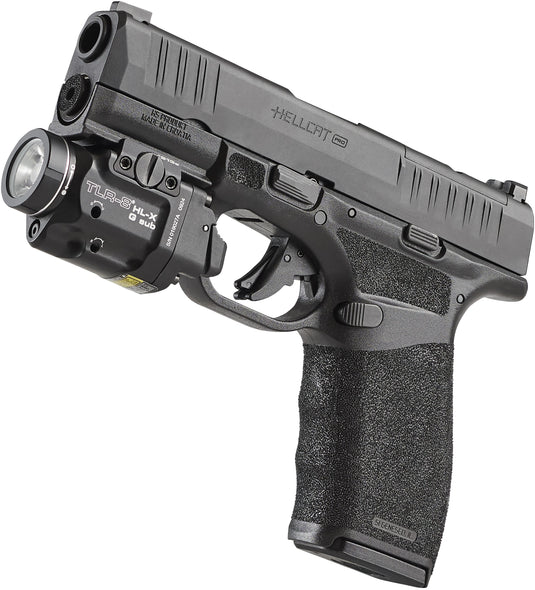 TLR-8 HL-X G sub USB (1913 short) - Includes high and low switches, (1) SL-B9 rechargeable battery pack, USB-C cord, multi-tool, and mounting kit with keys - Box 69478