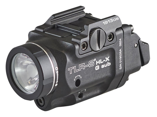 TLR-8 HL-X G sub USB (Springfield Armory Hellcat) - Includes high and low switches, (1) SL-B9 rechargeable battery pack, USB-C cord, multi-tool, and mounting kit with key - Box 69479