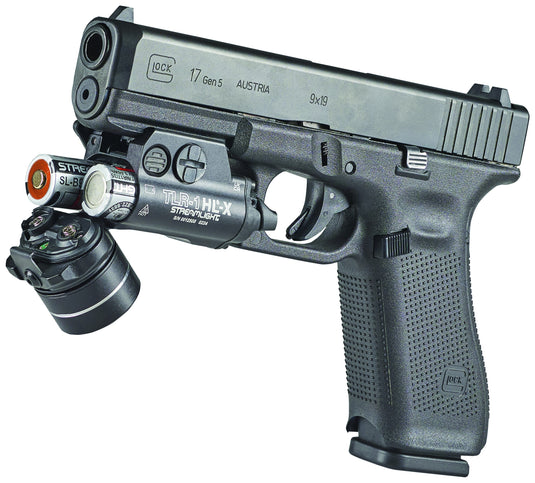 TLR-1 HL-X - Includes rail locating keys and (2) CR123A lithium batteries - Black 69500