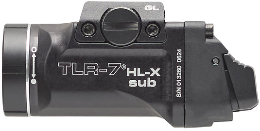 TLR-7 HL-X sub USB (GLOCK 43X/48 MOS | 43X/48 Rail) - Includes mounting kit with key, multi-tool and (1) SL-B9 Li-ion rechargeable battery pack and USB-C cord - Black 69503