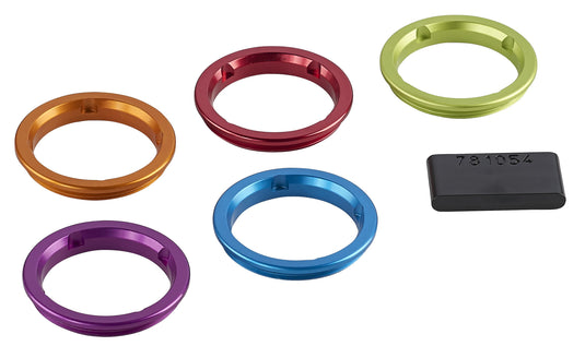 Facecap Ring Kit - Includes Red, Blue, Lime, Orange & Purple Rings - Stinger 2020