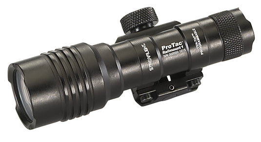 ProTac Rail Mount 1 - Includes remote pressure switch, tailcap switch, mounting hardware, M-LOK® mount, (1) "AA" Alkaline battery and (1) CR123A lithium battery