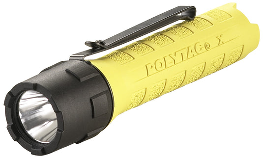 PolyTac X - Includes (2) CR123A lithium batteries - Clam - Yellow