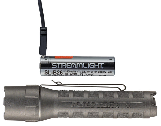 PolyTac X USB - Includes SL-B26 battery pack - Clam - Black