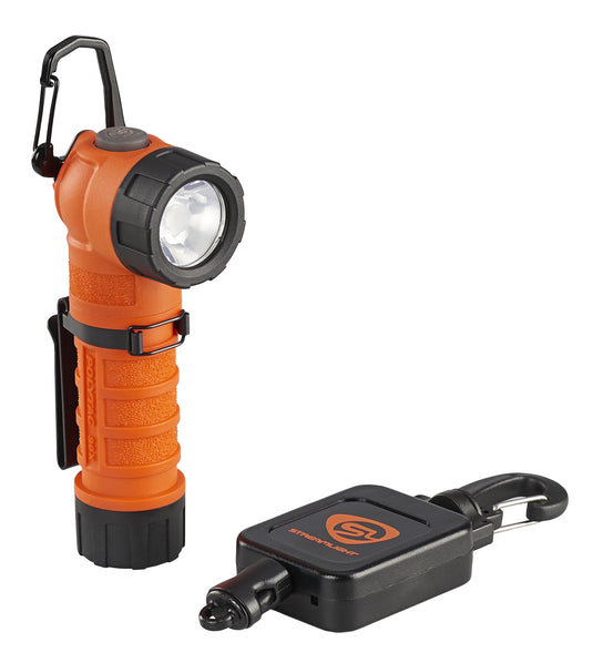 PolyTac 90 X - Includes (2) CR123A lithium batteries and Gear Keeper - Box - Orange