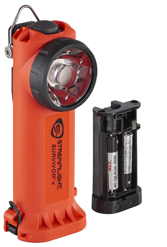 Survivor X - Alkaline Model - Includes battery carrier - Orange