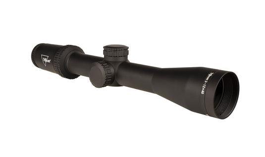 Ascent® 3-12x40 Riflescope BDC Target Holds, 30mm Tube, Matte Black, Capped Adjusters