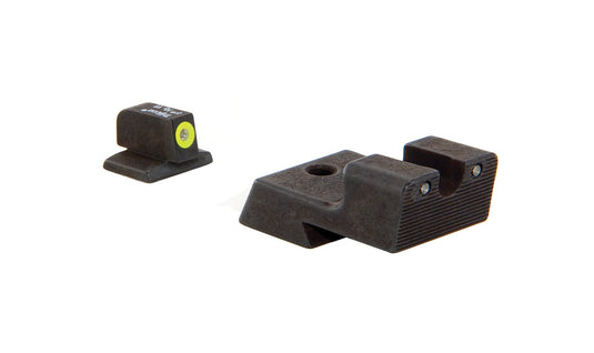 Trijicon HD™ Night Sight Set for 1911 Novak Cut - Yellow Front Outline