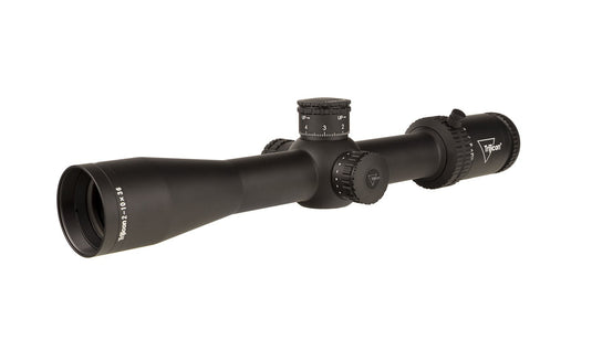 Credo® 2-10x36 First Focal Plane (FFP) Riflescope w/ Red MRAD Precision Tree, 30mm Tube, Matte Black, Exposed Elevation Adjuster w/ Return to Zero Feature
