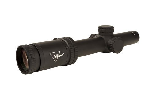 Credo® 1-6x24 Second Focal Plane (SFP) Riflescope w/ Red BDC Segmented Circle .223 / 55gr, 30mm Tube, Matte Black, Low Capped Adjusters