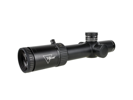 Credo® HX 1-10x28 First Focal Plane (FFP) Riflescope w/ Red/Green MOA Segmented Circle Enhanced, 34mm Tube, Satin Finish, Exposed Elevation Adjuster w/ Return to Zero Feature