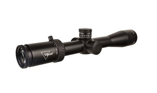 Credo® HX 2.5-15x42 Second Focal Plane (SFP) Riflescope w/ Red MOA Center Dot, 30mm Tube, Satin Black, Exposed Elevation Adjuster w/ Return to Zero Feature