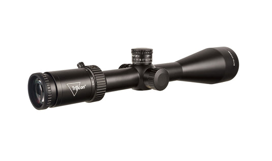 Credo® HX 2.5-15x56 Second Focal Plane (SFP) Riflescope w/ Red MOA Center Dot, 30mm Tube, Satin Black, Exposed Elevation Adjuster w/ Return to Zero Feature
