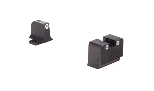 Trijicon® Suppressor/Optic Height Sight Set w/ White Front/White Rear & Green Lamps - for FN 509™