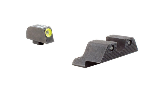 Trijicon HD™ Night Sight Set — Yellow Front Outline — for Glock® Models 20, 21, 29, 30, and 41 (including S and SF variants)