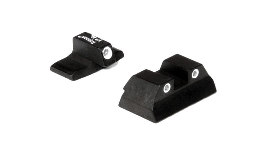 Trijicon Bright & Tough™ Night Sight Set — White Front/White Rear with Green Lamps — for H&K P2000/P2000 SK