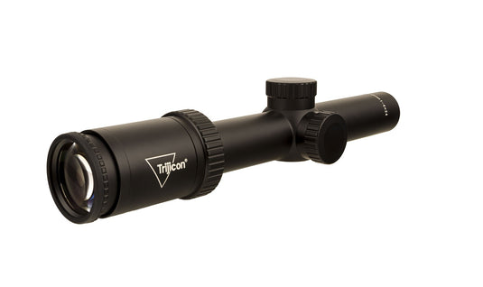 Huron® 1-4x24 Riflescope BDC Hunter Holds, 30mm Tube, Satin Black, Capped Adjusters