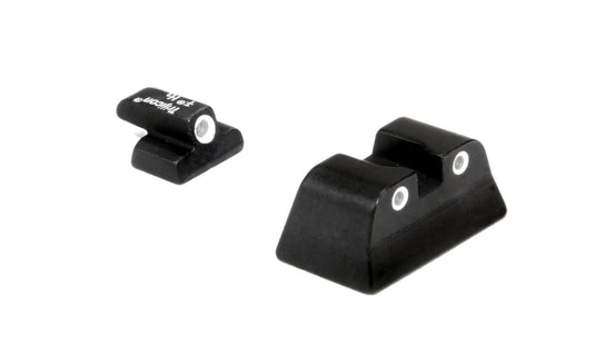 Trijicon Bright & Tough™ Night Sight Set - Fixed Rear - for S&W 9mm