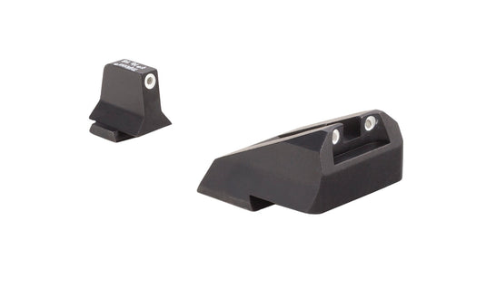 Trijicon® Suppressor/Optic Height Sight Set with White Front/White Rear & Green Lamps - for S&W® M&P®/SD9 VE™/SD40 VE™