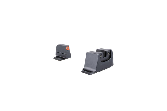 Trijicon® Suppressor/Optic Height Sight Set with Orange Front/Black Rear & Green Tritium - for M&P® C.O.R.E™, M&P® M2.0™ Optics Ready