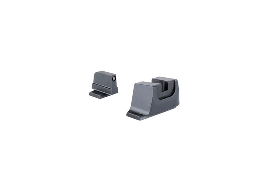 Trijicon® Suppressor/Optic Height Sight Set with Black Front/Metal Rear & Green Front Lamp - for M&P® C.O.R.E™, M&P® M2.0™ Optics Ready