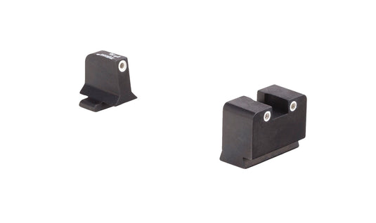 Trijicon® Suppressor/Optic Height Sight Set with White Front/White Rear & Green Lamps - for Springfield Armory® XD®