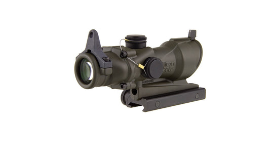 ACOG® 4x32 Tritium Only, Center Illuminated Amber .223 Crosshair Reticle w/ Backup Iron Sights, TA51 Mount, Cerakote OD Green