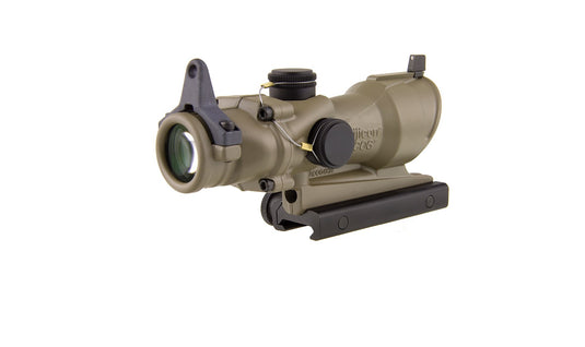 ACOG® 4x32 Tritium Only, Center Illuminated Amber .223 Crosshair Reticle w/ Backup Iron Sights, TA51 Mount, Cerakote Flat Dark Earth