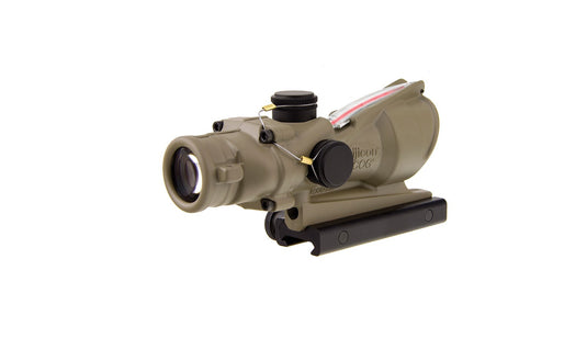 ACOG® 4x32 Red Dual Illuminated .223 Crosshair Reticle w/ TA51 Mount, Cerakote Flat Dark Earth