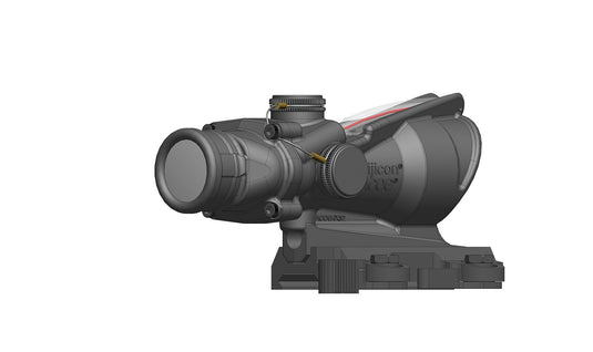 Trijicon ACOG® 4x32 Scope, Dual Illuminated Red Horseshoe/Dot M855 RCO Reticle w/ LaRue Tactical® LT799 Mount
