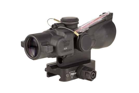 Trijicon 3x24 Compact ACOG® Scope, Dual Illuminated Red Horseshoe/Dot .223/55gr. Ballistic Reticle w/ Mount with Trijicon Q-LOC™ Technology