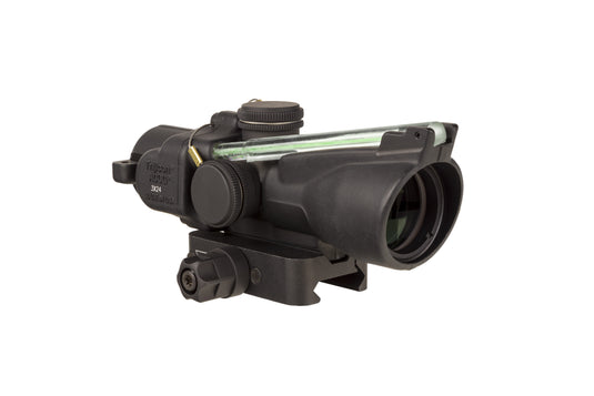 Trijicon 3x24 Compact ACOG® Scope Low Height, Dual Illuminated Green Crosshair 7.62x39/123gr. Ballistic Reticle w/ Mount with Trijicon Q-LOC™ Technology
