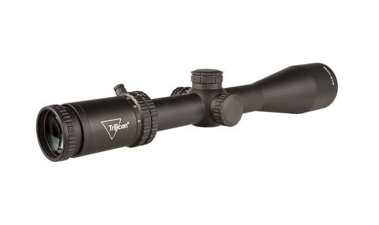 Tenmile® 6-24x50 Second Focal Plane (SFP) Riflescope w/ Red PowerDot™, MRAD Ranging, 30mm Tube, Matte Black, Low Capped Adjusters