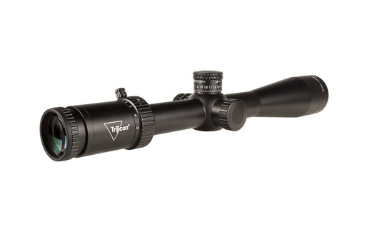 Tenmile® HX 3-18x44 First Focal Plane (FFP) Riflescope w/ MOA Precision Tree (Red/Green Illumination), 30mm Tube, Satin Black, Exposed Elevation Adjuster w/ Return to Zero Feature