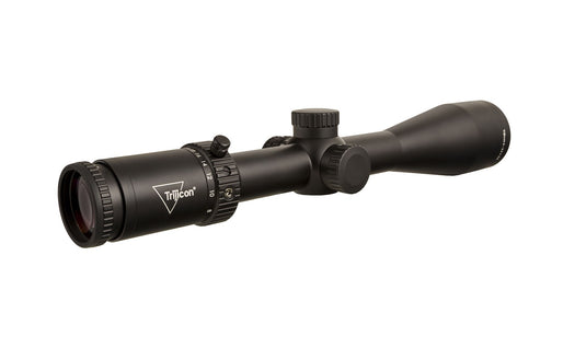Tenmile® HX 6-24x50 Second Focal Plane (SFP) Riflescope w/ Red PowerDot™, MOA Ranging, 30mm Tube, Satin Black, Low Capped Adjusters