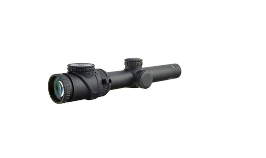 AccuPoint® 1-6x24 Riflescope Standard Duplex Crosshair w/ Green Dot, 30mm Tube, Matte Black, Capped Adjusters
