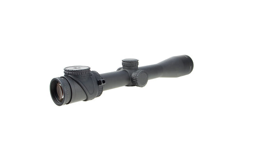 AccuPoint® 2.5-12.5x42 Riflescope Standard Duplex Crosshair w/ Green Dot, 30mm Tube, Matte Black, Capped Adjusters