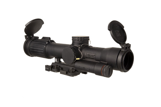SCO VCOG® 1-8x28 Riflescope, Red MRAD Segmented Circle Enhanced, Flipcaps, w/ Larue Tactical® LT799 Mount