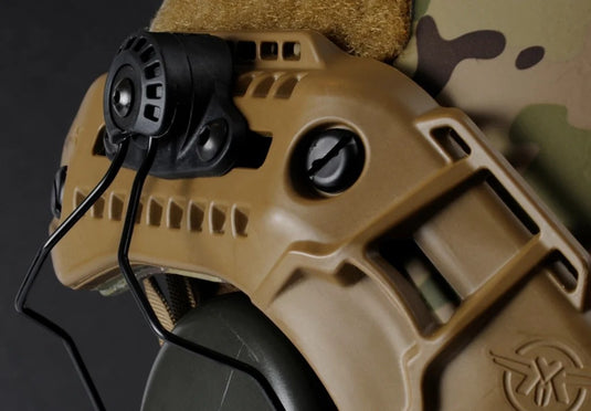 MARK™ for Ops-Core® AMP® | Busch PROtective® | With Ops-Core® Clamps | Black