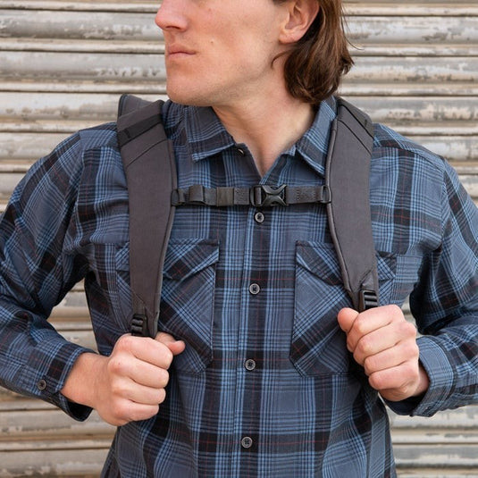 Midnight Clay Plaid Canyon River Flannel - LS